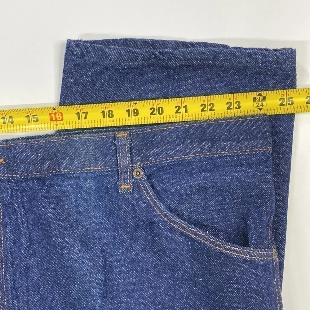 Vintage Dickies Branders Straight Leg Dark Wash Jeans 50x32 NWT
